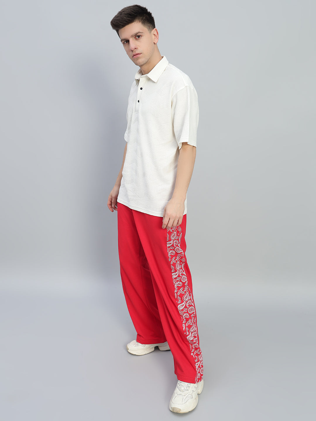 WALTZ RELAXED FIT JOGGERS (RED)