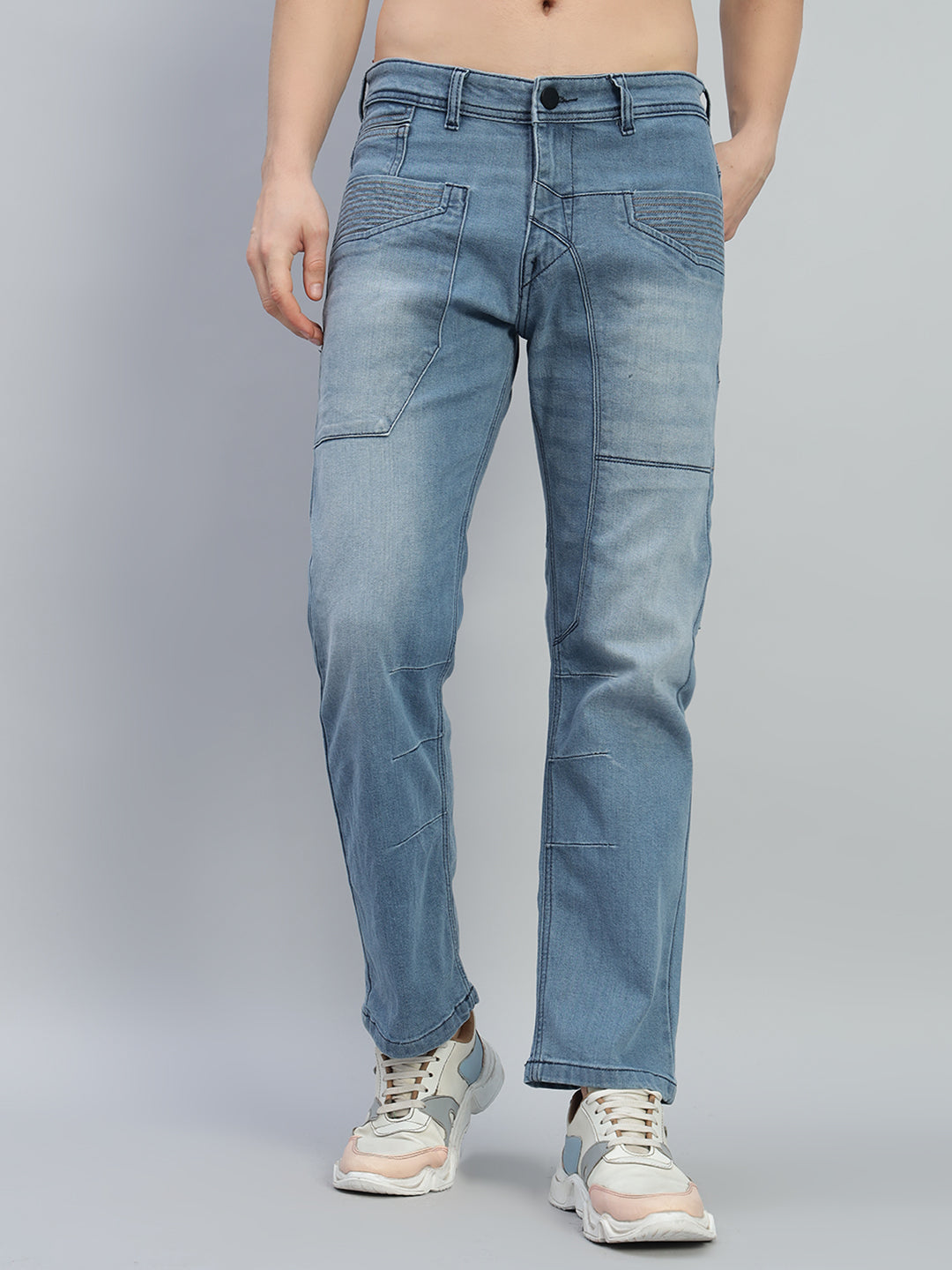 THRIFTY REGULAR FIT DENIM JEANS (BLUE)