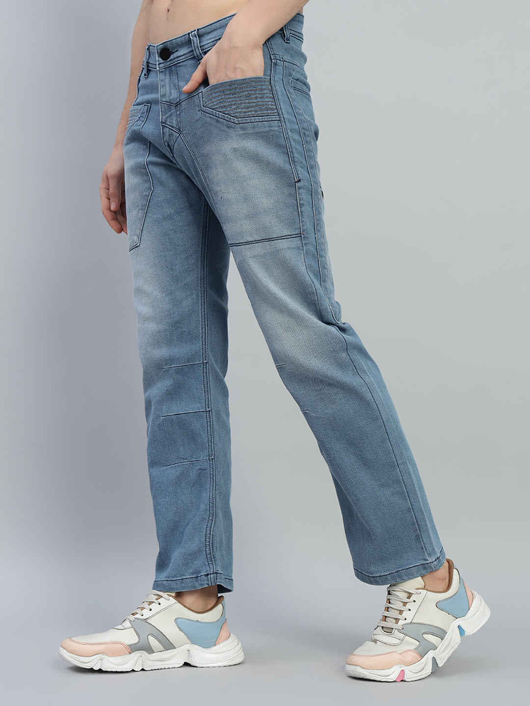 THRIFTY REGULAR FIT DENIM JEANS (BLUE)