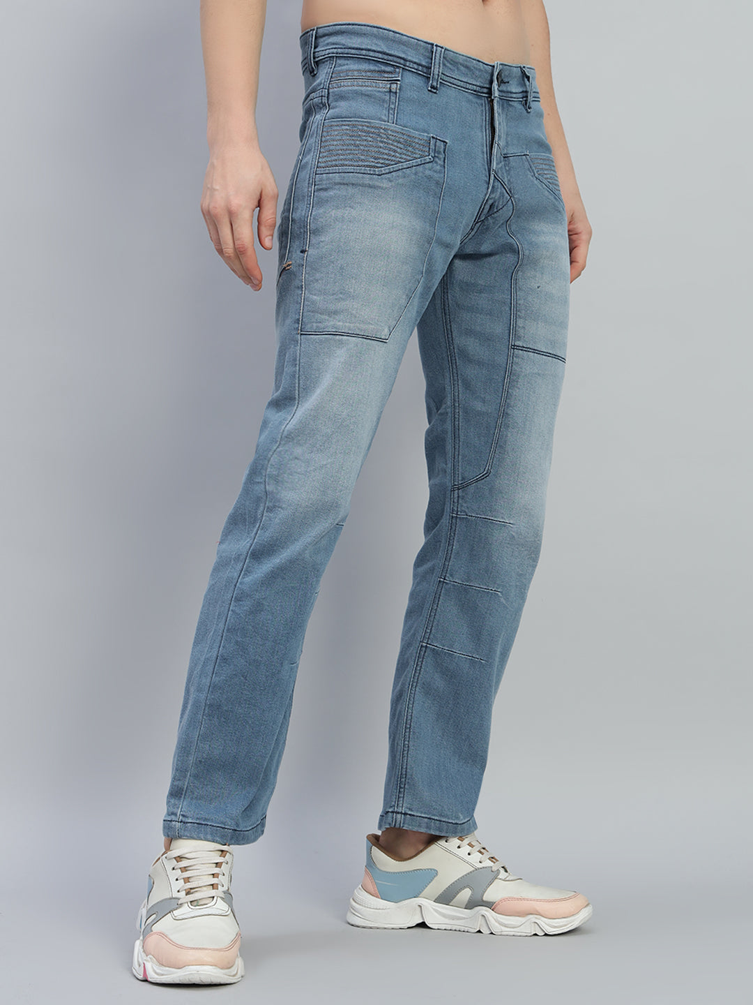 THRIFTY REGULAR FIT DENIM JEANS (BLUE)