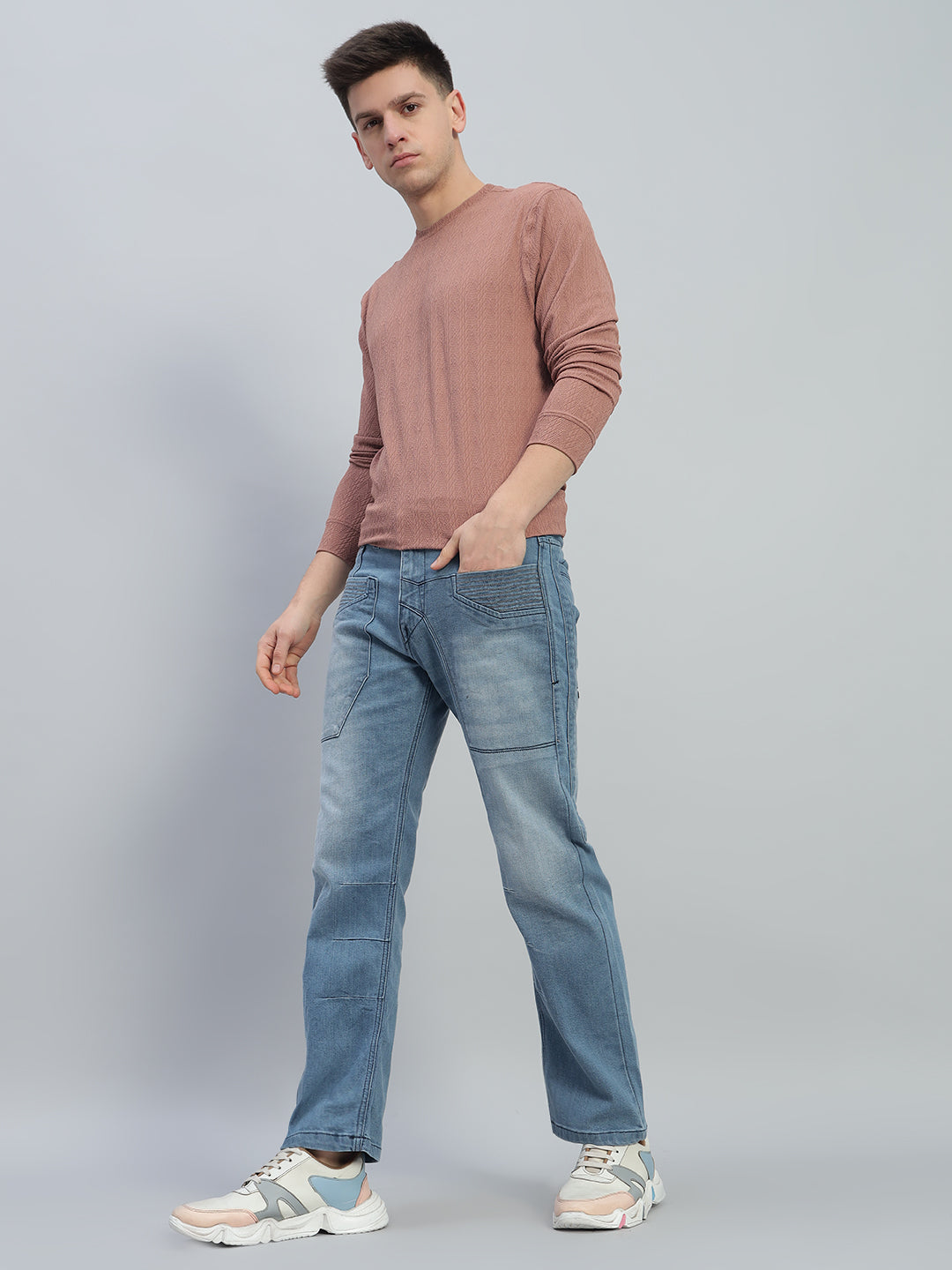 THRIFTY REGULAR FIT DENIM JEANS (BLUE)