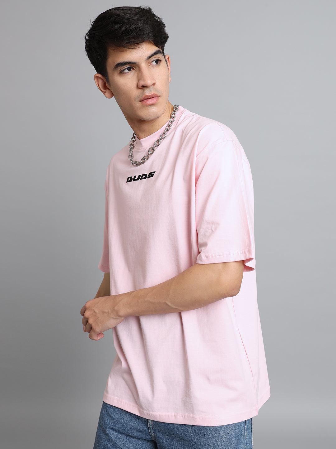 Top-Dog Over-Sized T-Shirt (Pink) - Wearduds