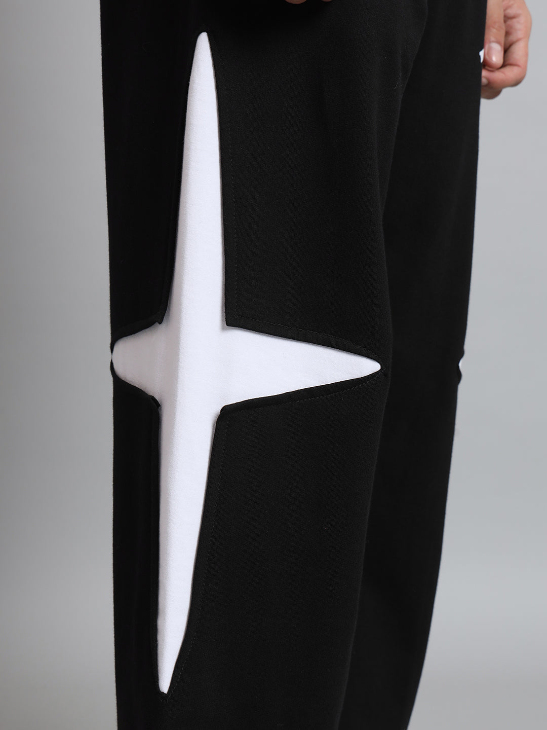 Crossed Stars Pants (Black) - Wearduds