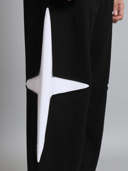 Crossed Stars Pants (Black) - Wearduds