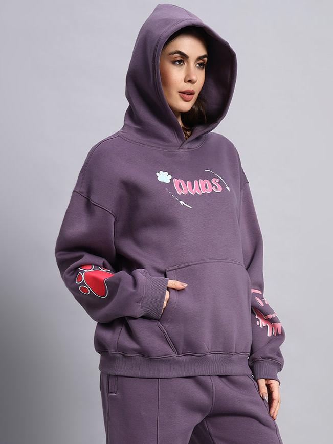 Casper Colorblock Hoodie (Violet)