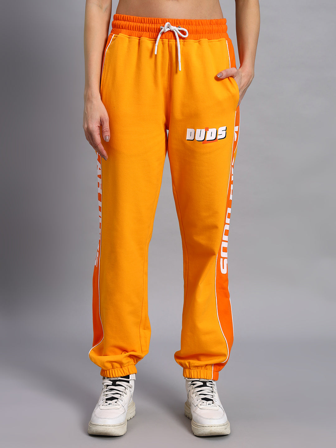 WOMEN'S PEPPY JOGGERS (YELLOW-ORANGE)