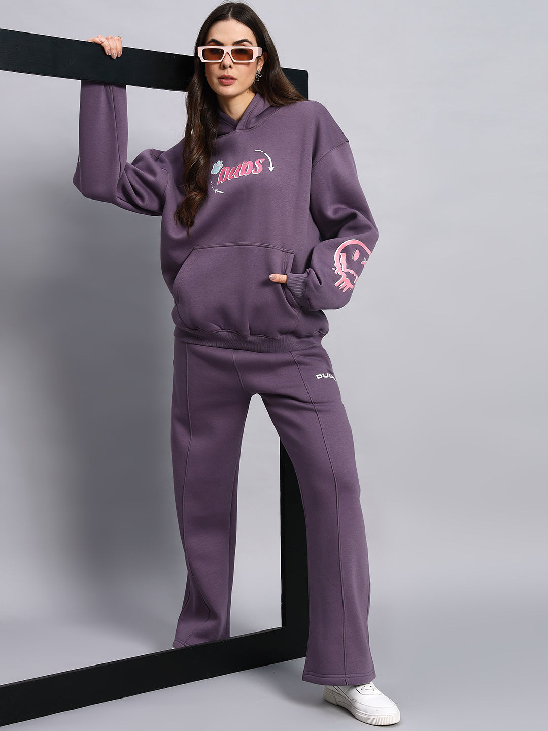 Women's Casper Colorblock Co-Ord (Violet)