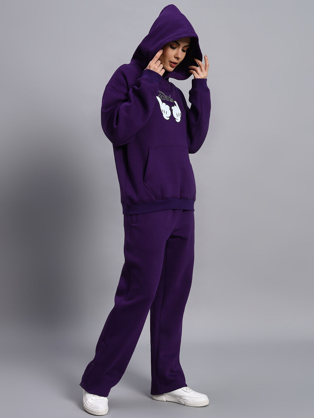 Women's Supreme Fleece Co-Ord (Purple)