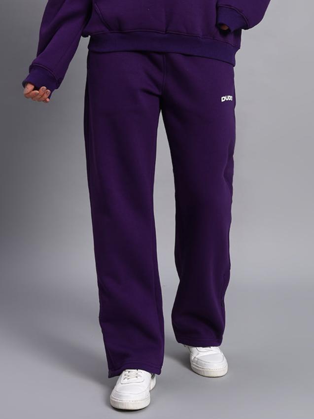 Women's Sooty Fleece Cargo Pant (Purple)