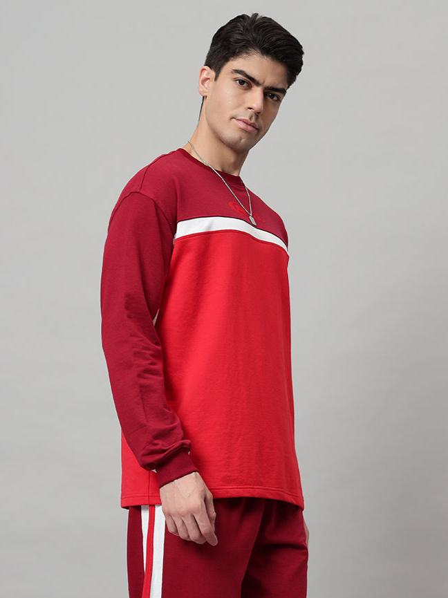 Zest Oversized Sweatshirt (Red)