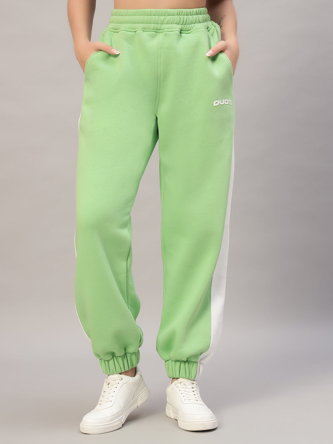 Rizzler Fleece Colorblock Jogger (Green)