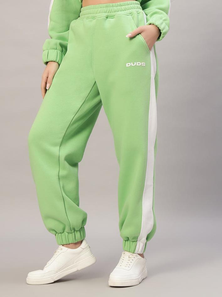 Rizzler Fleece Colorblock Jogger (Green)