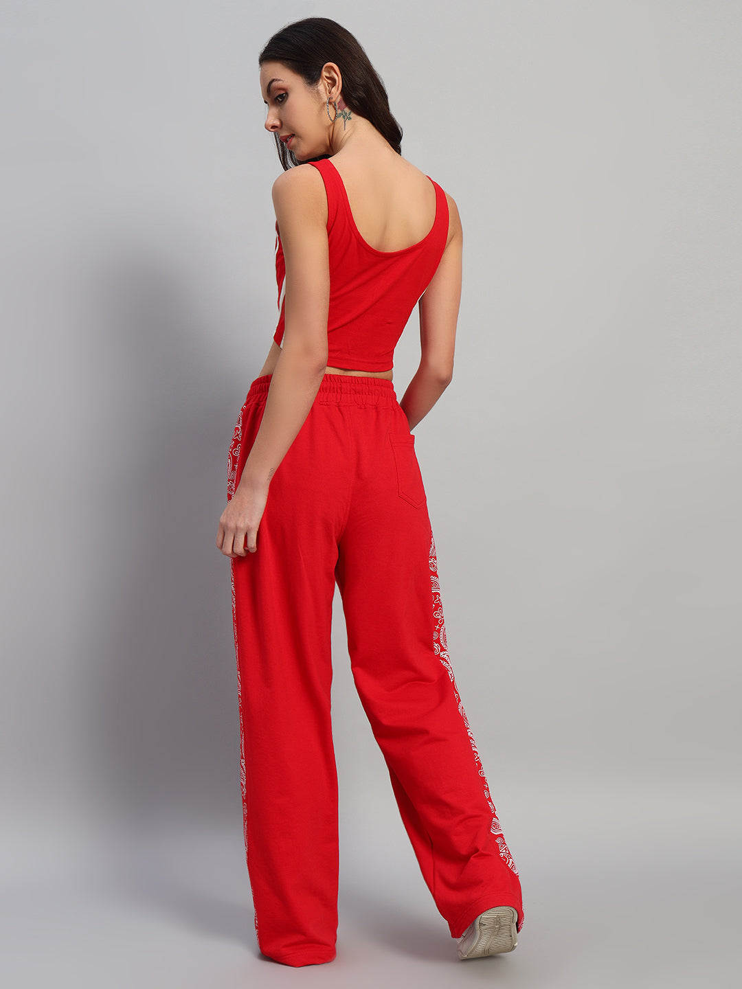 WOMEN'S BEVY CO-ORD SET (RED)