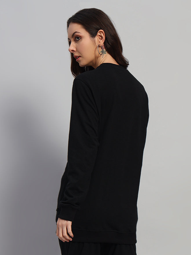 WOMEN'S OUTLOOK SWEATSHIRT (BLACK)