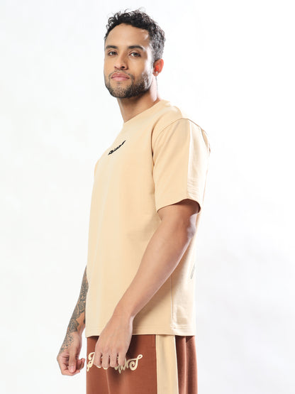 More 777 Over-Sized T-Shirt (Beige)