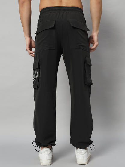 Myriad Relaxed Fit Cargo Pants (Black)