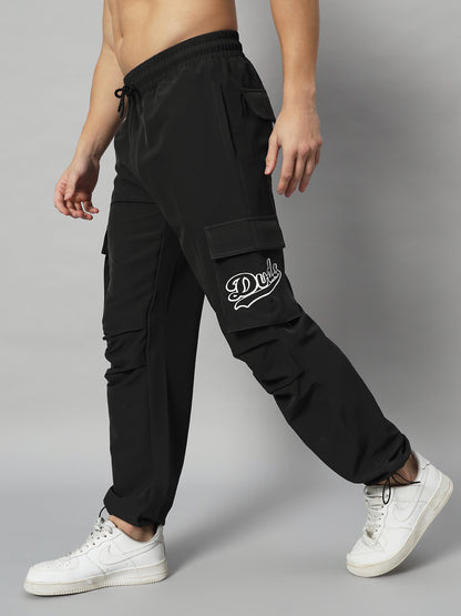 Myriad Relaxed Fit Cargo Pants (Black)