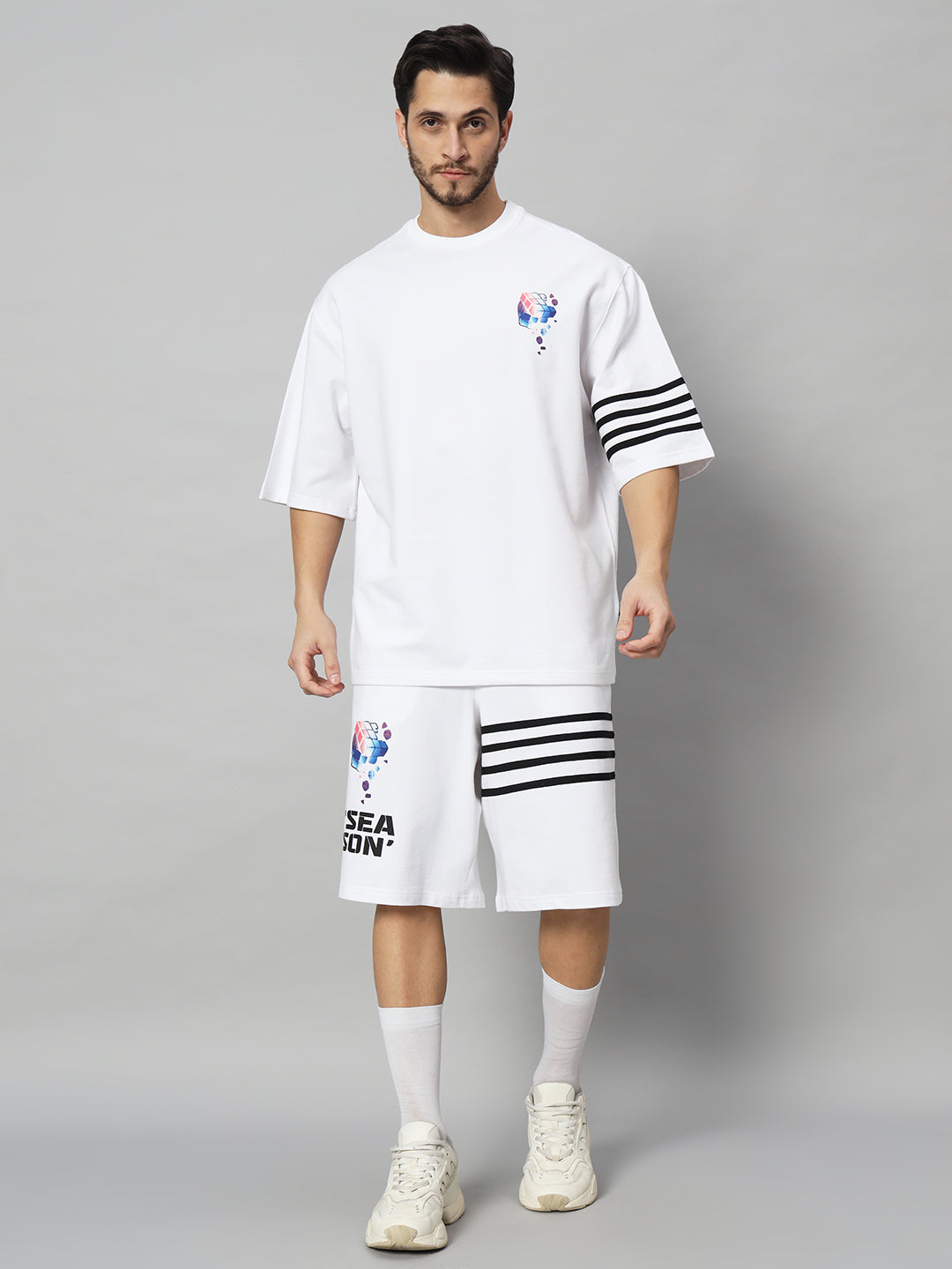 Sound Season  Co-Ord Set (White)