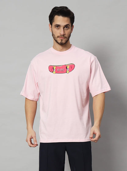 Rowdy Ape Over-Sized T-Shirt (Pink)