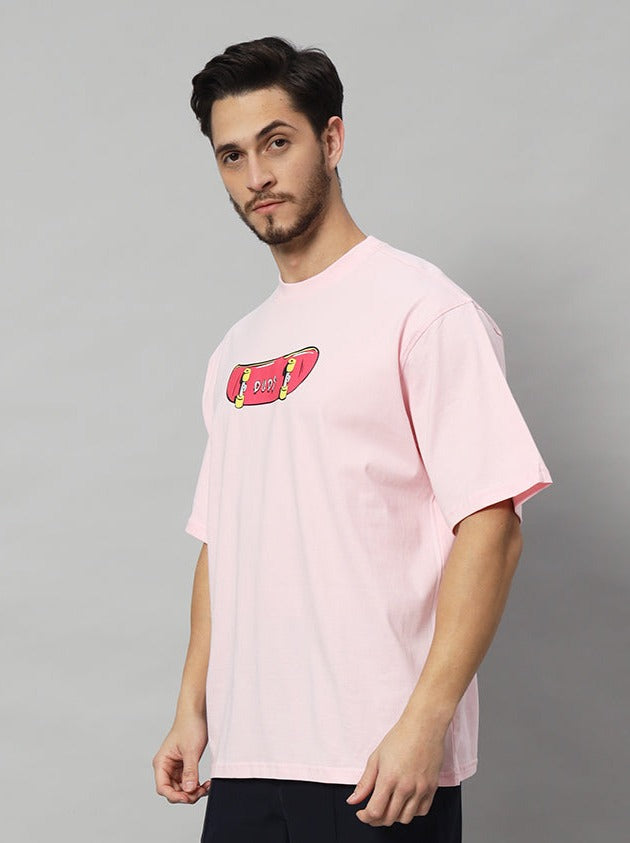 Rowdy Ape Over-Sized T-Shirt (Pink)