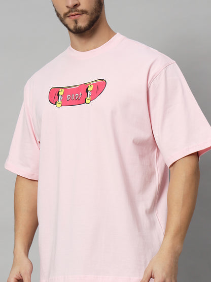 Rowdy Ape Over-Sized T-Shirt (Pink)