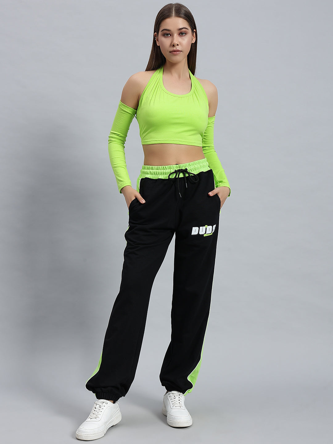 Clutch Crop-Top (Neon Green)