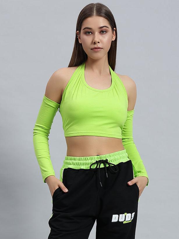 Clutch Crop-Top (Neon Green)