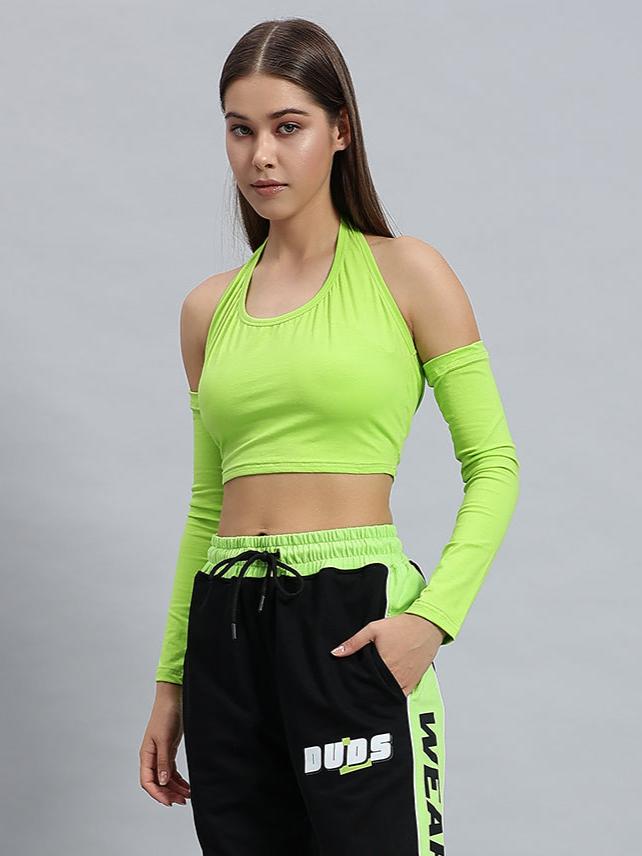 Clutch Crop-Top (Neon Green)