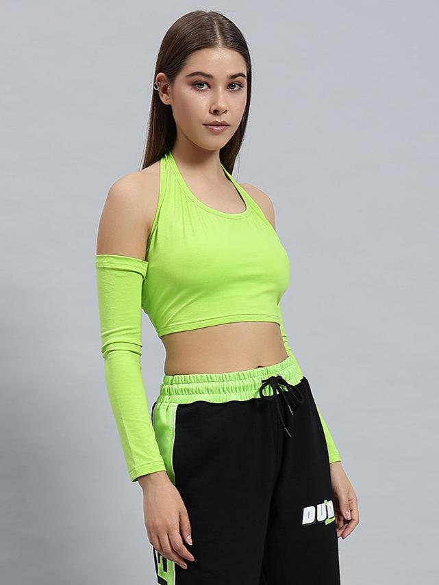 Clutch Crop-Top (Neon Green)