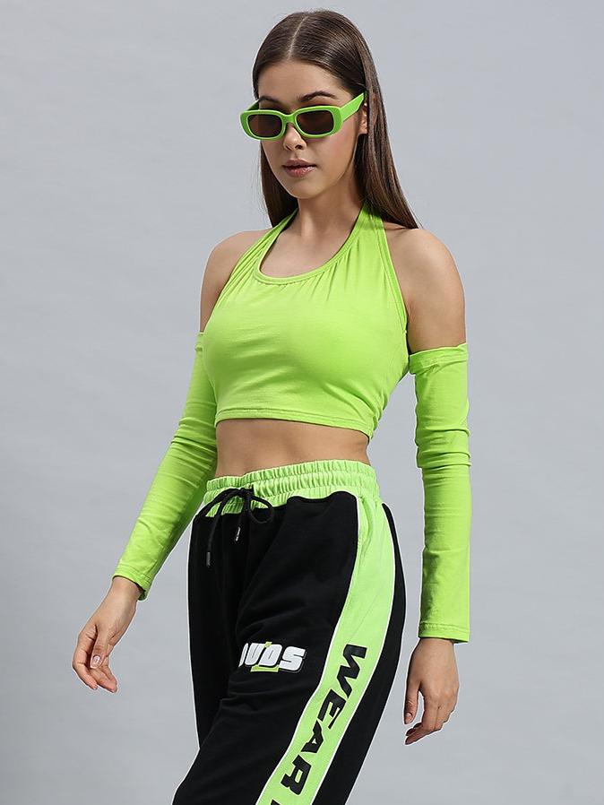 Clutch Crop-Top (Neon Green)