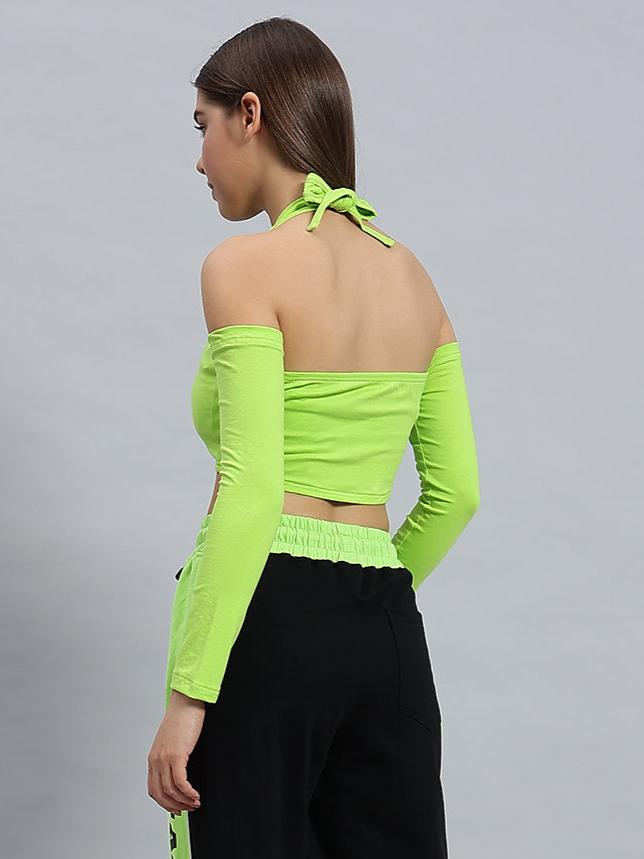 Clutch Crop-Top (Neon Green)