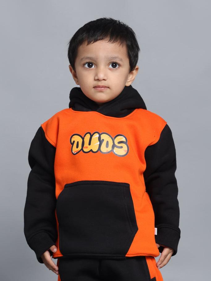 GARFIELD OVERSIZED HOODIE FOR BOYS & GIRLS (ORANGE-BLACK)