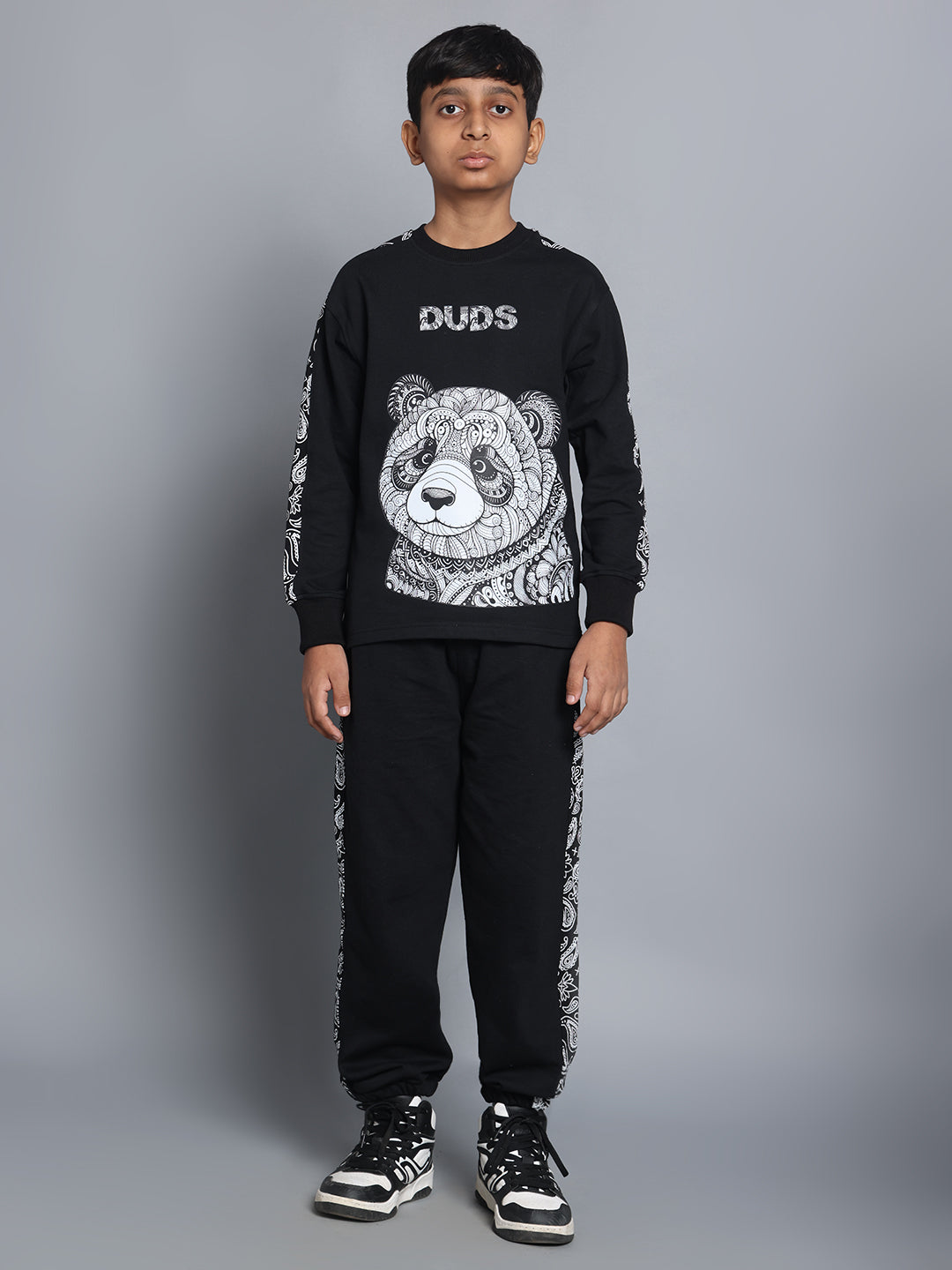 MASHA CO-ORD FOR BOYS & GIRLS (BLACK)