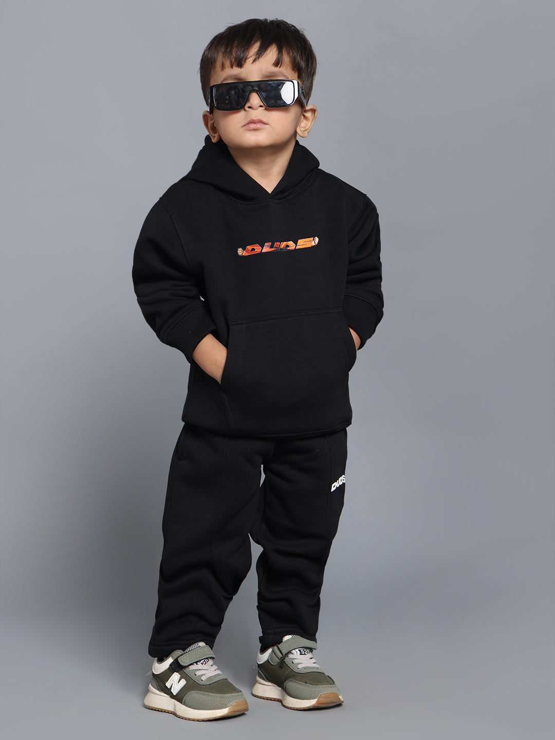 GOHAN CO-ORD FOR BOYS & GIRLS (BLACK)