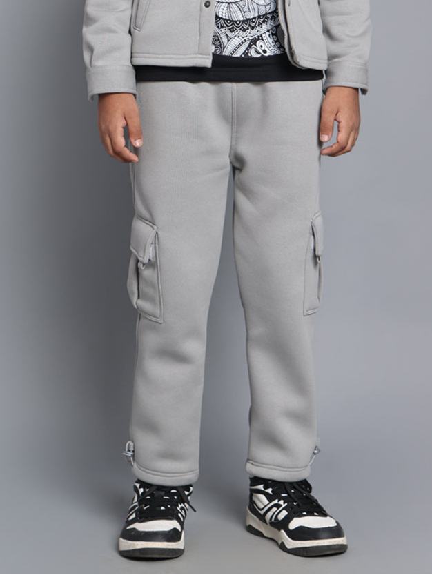 BURLY FLEECE PANT FOR BOYS & GIRLS (GREY)