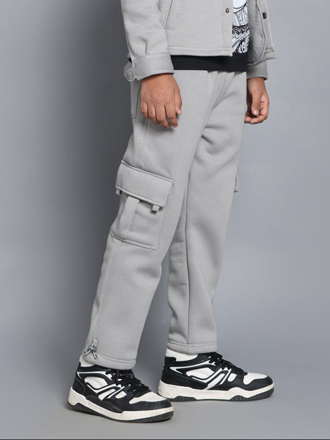 BURLY FLEECE PANT FOR BOYS & GIRLS (GREY)