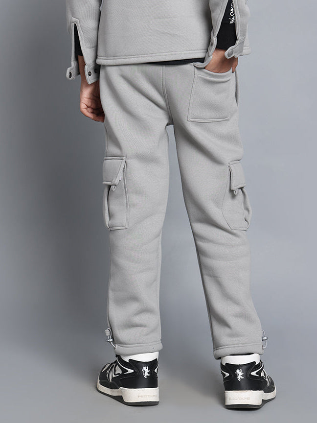 BURLY FLEECE PANT FOR BOYS & GIRLS (GREY)