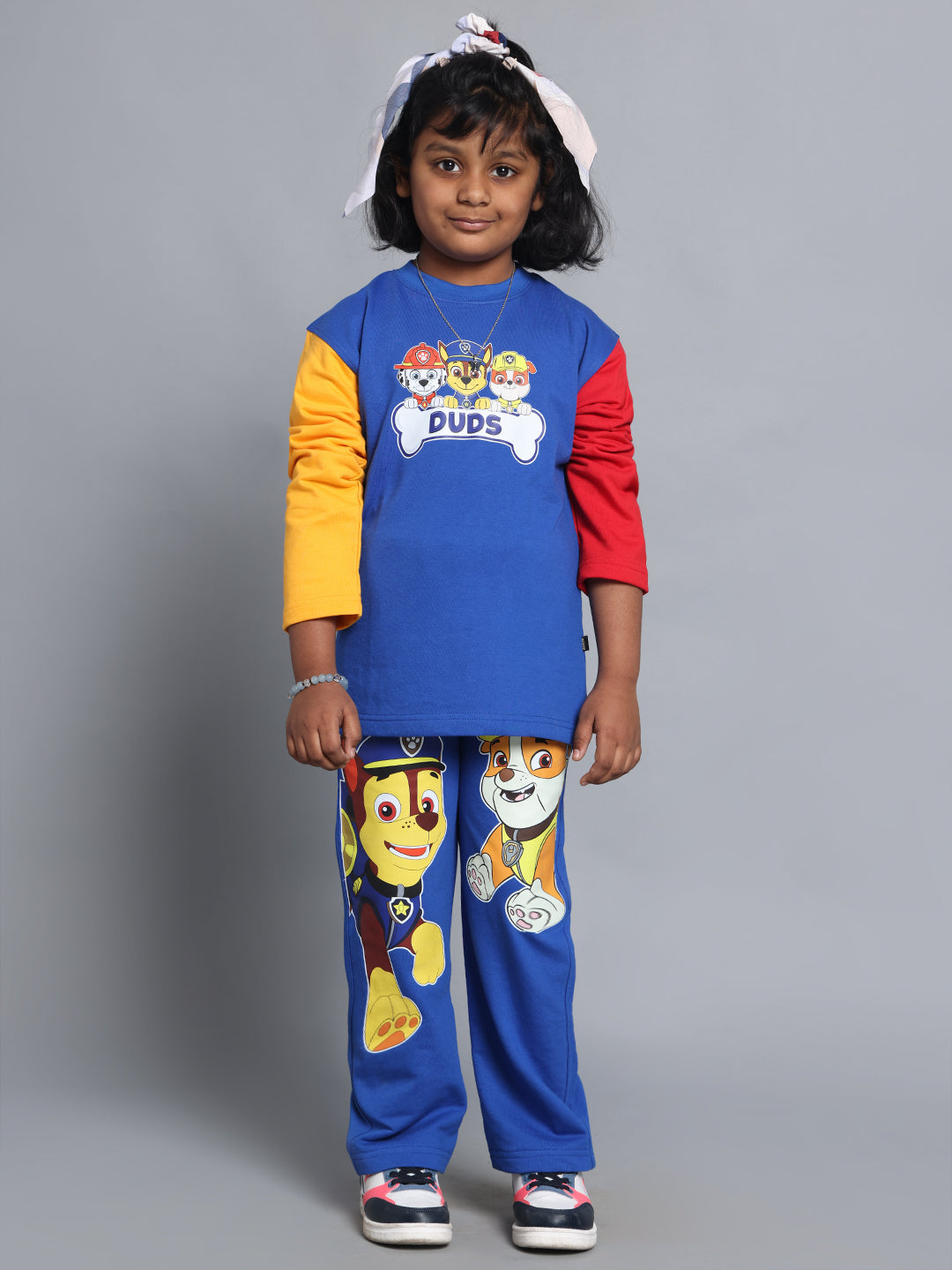 Paw Patrol Oversized Co-Ord Set Boys & Girls (Blue-Multi)