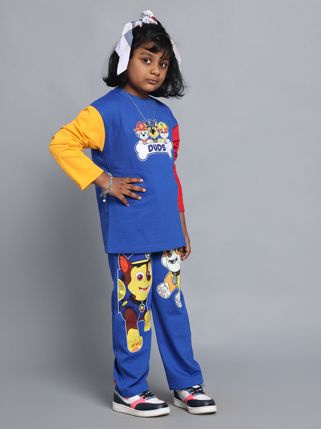 Paw Patrol Oversized Co-Ord Set Boys & Girls (Blue-Multi)