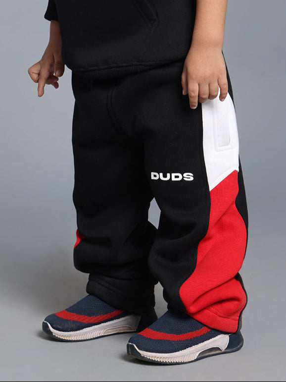 BEANIE FLEECE JOGGER FOR BOYS & GIRLS (BLACK)