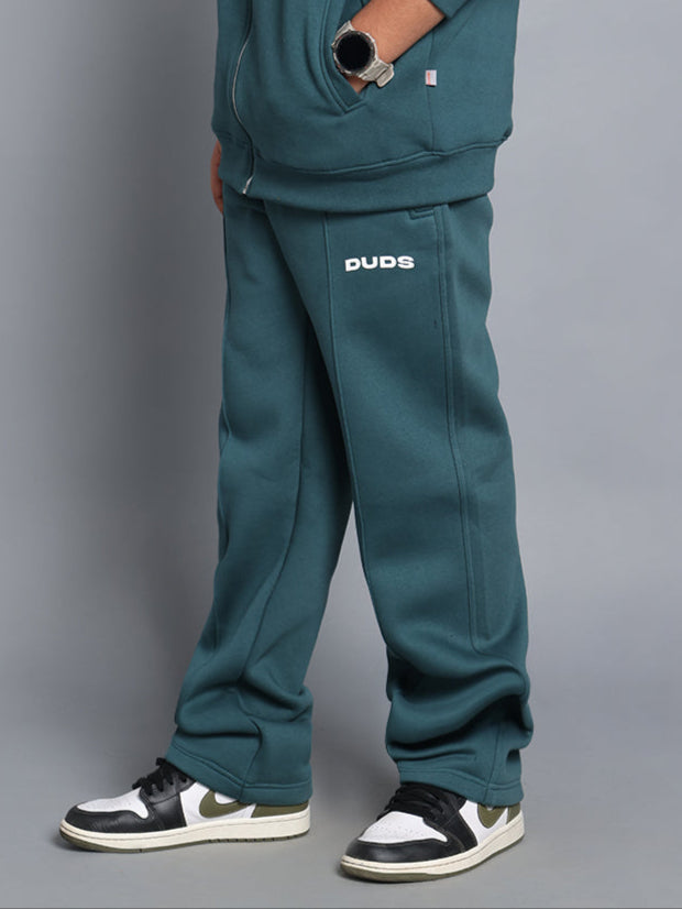 SHAGGY FLEECE JOGGER FOR BOYS & GIRLS (TEAL GREEN)