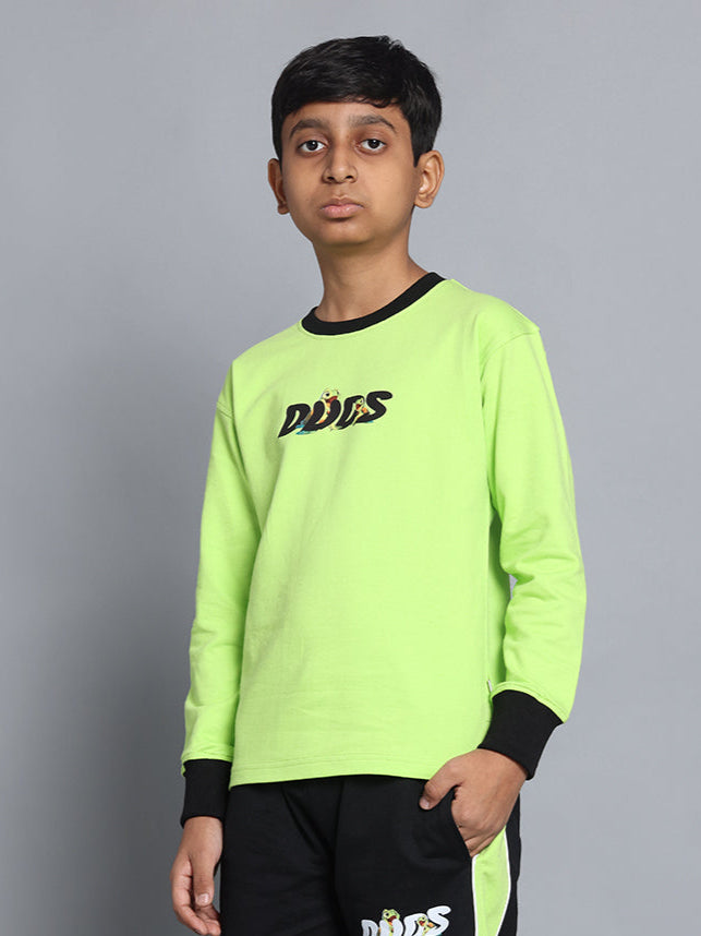 TILLY OVERSIZED SWEATSHIRT FOR BOYS & GIRLS (NEON GREEN)