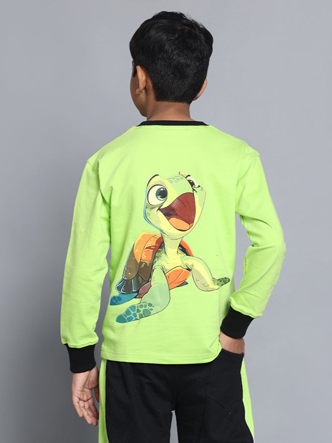 TILLY OVERSIZED SWEATSHIRT FOR BOYS & GIRLS (NEON GREEN)