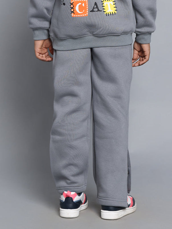 TABBY FLEECE PANT FOR BOYS & GIRLS (GREY)