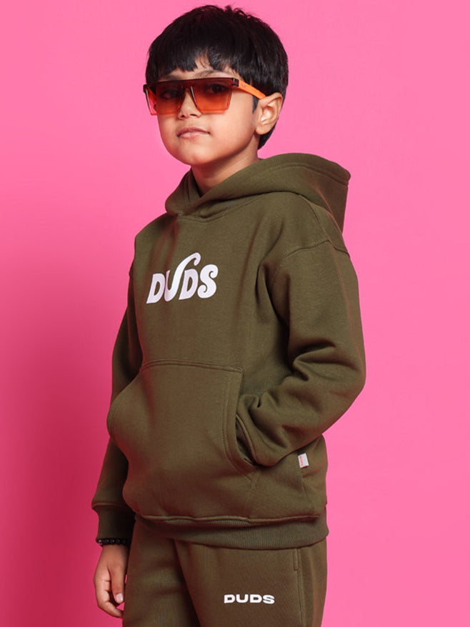 RARE EDITION OVERSIZED HOODIE FOR BOYS & GIRLS (OLIVE GREEN)