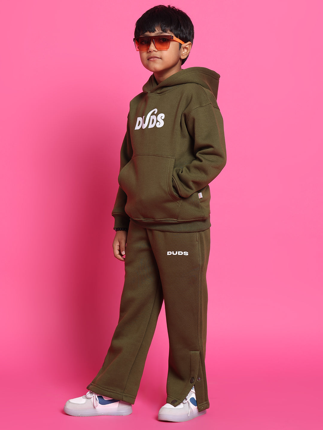 RARE EDITION FLEECE PANT FOR BOYS & GIRLS (OLIVE GREEN)