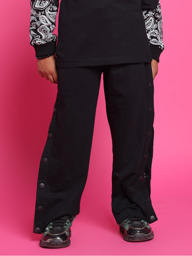 MOTIF JOGGERS FOR BOYS & GIRLS (BLACK)