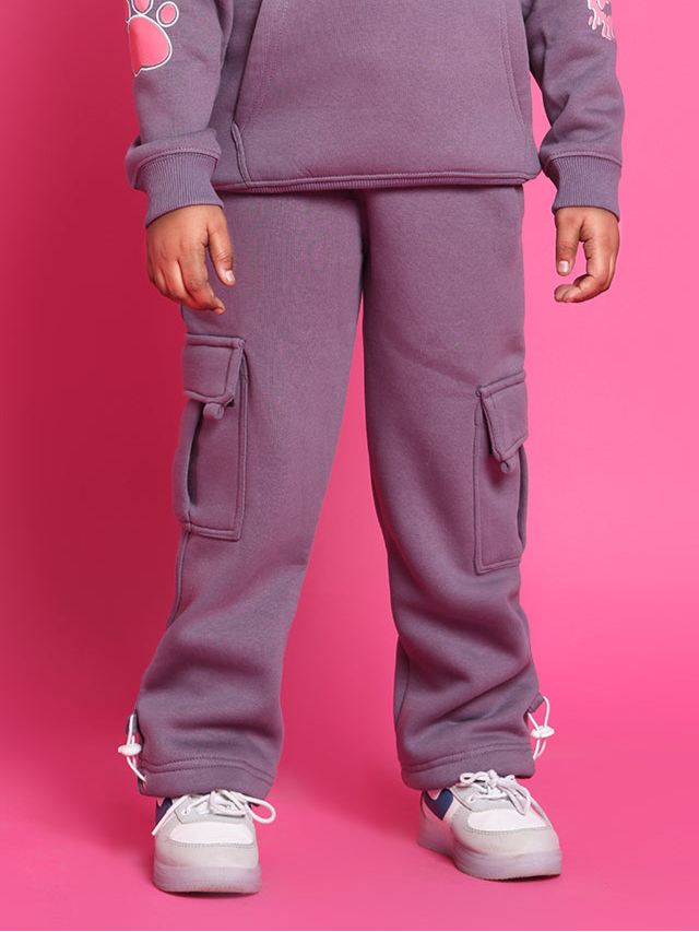 CASPER FLEECE PANT FOR BOYS & GIRLS (VIOLET)