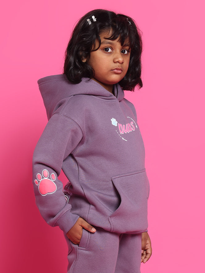 Casper Oversized Hoodie Boys & Girls (Violet)