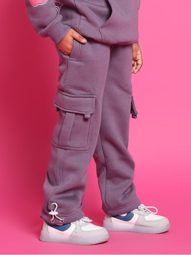 CASPER FLEECE PANT FOR BOYS & GIRLS (VIOLET)